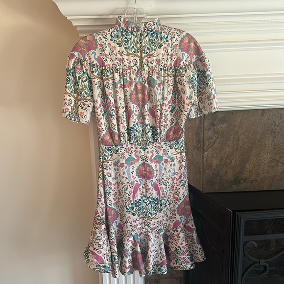 SANDRO Patterned Mini Dress - Picture 4 of 4